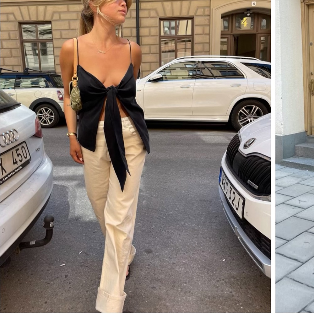 Djerf Ave Straight Jeans - Cream